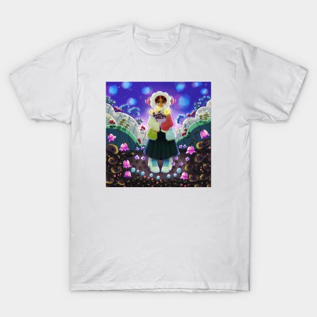 Night garden T-Shirt by onyxcidian